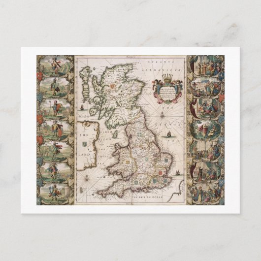 イギリスはエンリのタイプで逸脱した ポストカード (正面)