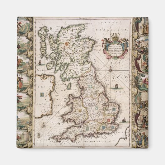 イギリスはエンリのタイプで逸脱した マグネット (正面)