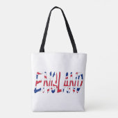 イギリスはユニオン・ジャック国旗stcntに覆われている トートバッグ (裏面)