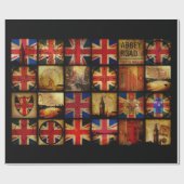 イギリスは包装紙を来ています ラッピングペーパー (フラット)