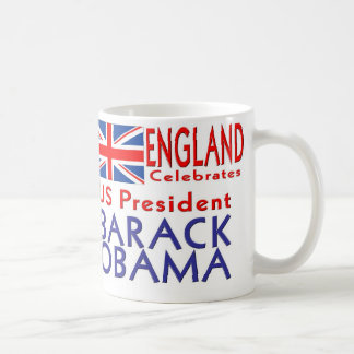 イギリスは米国の大統領を祝いますオバマSouvenirs コーヒーマグカップ