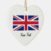 イギリスぶら下がったなオーナメントの英国国旗の旗 セラミックオーナメント (右)