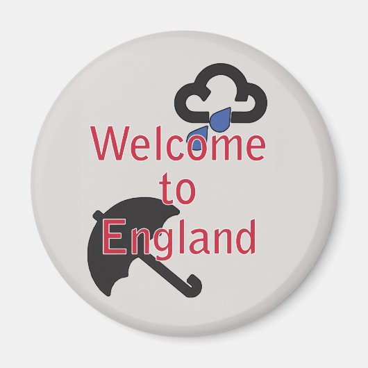 イギリスへようこそ！ マグネット (正面)