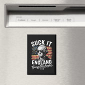 イギリスよ残念 7月4日 ジョージ・ワシントン 1776 マグネット (インサイチュ (食洗機))