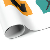 イギリスアルファベットデザインオン ラッピングペーパー (ロールコーナー)