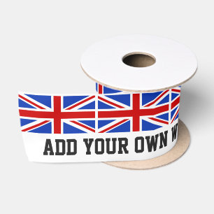イギリスイギリスの旗 サテンリボン
