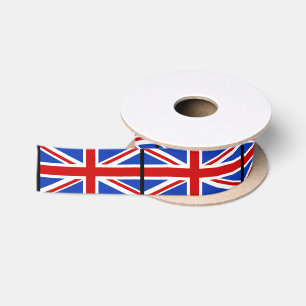 イギリスイギリスの旗 サテンリボン