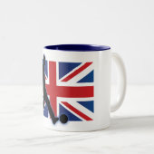 イギリスイギリスの罷業者 ツートーンマグカップ (正面右)