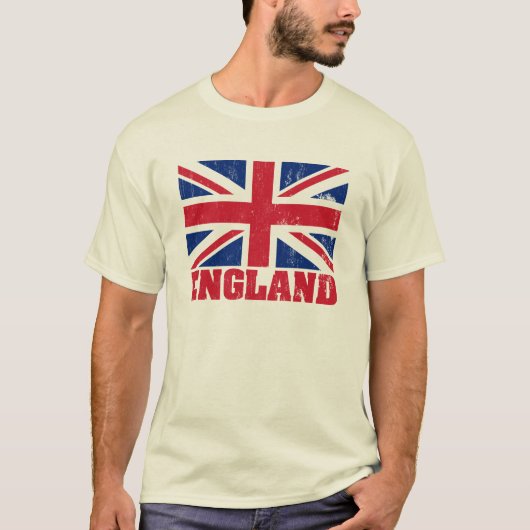 イギリスイギリスのGBの旗 Tシャツ (正面)