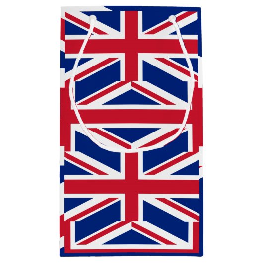 イギリスイギリス、英国国旗の国旗 スモールペーパーバッグ (裏面)