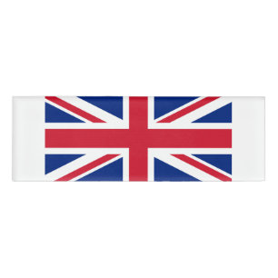 イギリスイギリス、英国国旗の国旗 名札
