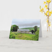 イギリスウェールズ教会 カード (黄色い花)