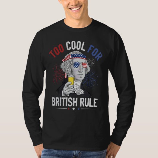 イギリスカッコいいの支配に対して4番目のジョージ Tシャツ (正面)