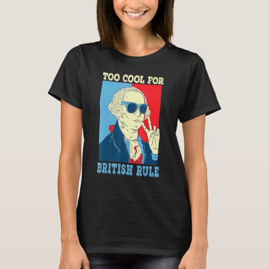 イギリスカッコいいの支配に対して4番目のジョージ Tシャツ (正面)