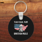 イギリスカッコいいの支配に耐えられないおもしろい キーホルダー (正面)