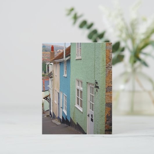 イギリスカラフルのドーセットにあるライム・レジス ポストカード (スタンド正面)