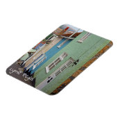 イギリスカラフルのドーセットにあるライム・レジス マグネット (左側)