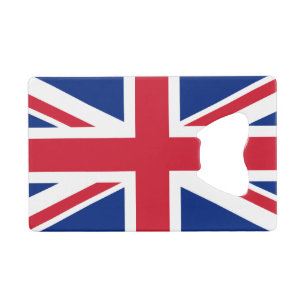 イギリスクレジットカードの栓抜きの旗 クレジットカード栓抜き