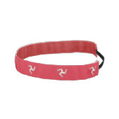 イギリススリップまたは滑ることのIsle of Man Flagで非ヘッドバンド アスレチックヘッドバンド (右)