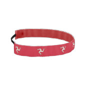 イギリススリップまたは滑ることのIsle of Man Flagで非ヘッドバンド アスレチックヘッドバンド (左)