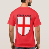 イギリスセントジョージの十字のワイシャツ Tシャツ (裏面)