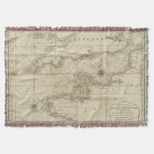 イギリスチャネルの図表 スローブランケット (正面)