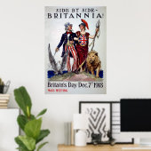 イギリスデイヴィンテージポスター ポスター (ホームオフィス)