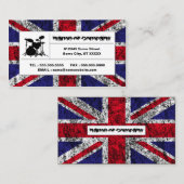 イギリスドラム 名刺 (正面/裏面)