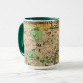 イギリスフェスティバル：ロンドン地図ガイド マグカップ (正面左)