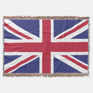 イギリスフラグ素晴らしの色。 スローブランケット
