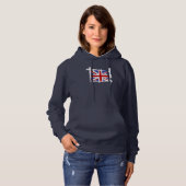 イギリスブラシの旗 パーカ (正面フル)