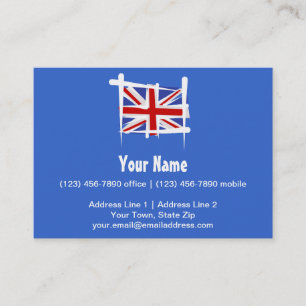 イギリスブラシの旗 名刺