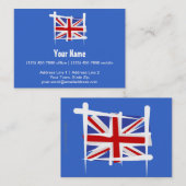 イギリスブラシの旗 名刺 (正面/裏面)