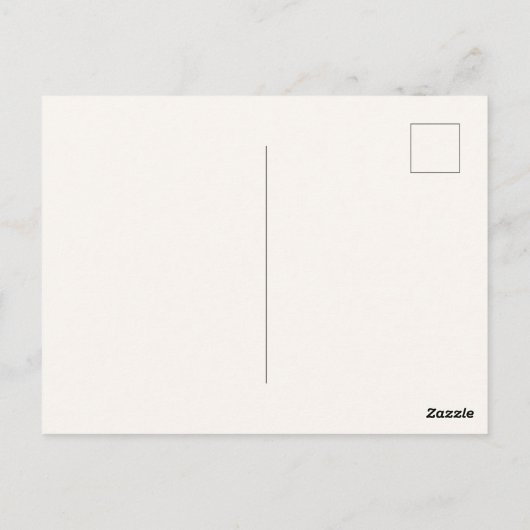 イギリスブルドッグの誕生日おめでとう ポストカード (裏面)