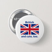 イギリスボタン 缶バッジ (正面&裏面)