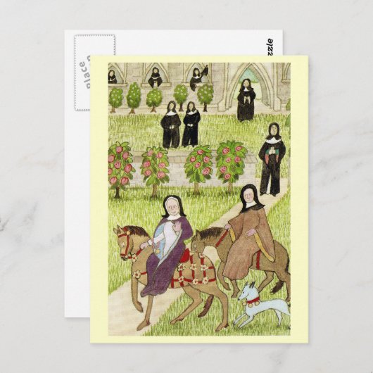 イギリスメリーでの生活 ポストカード (正面/裏面)