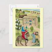 イギリスメリーでの生活、旅行者向けの軽食 シーズンポストカード (正面/裏面)