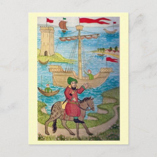 イギリスメリーの港離れでの生活 シーズンポストカード (正面)