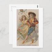 イギリスメリーヴィンテージ1890年代 ポストカード (正面/裏面)