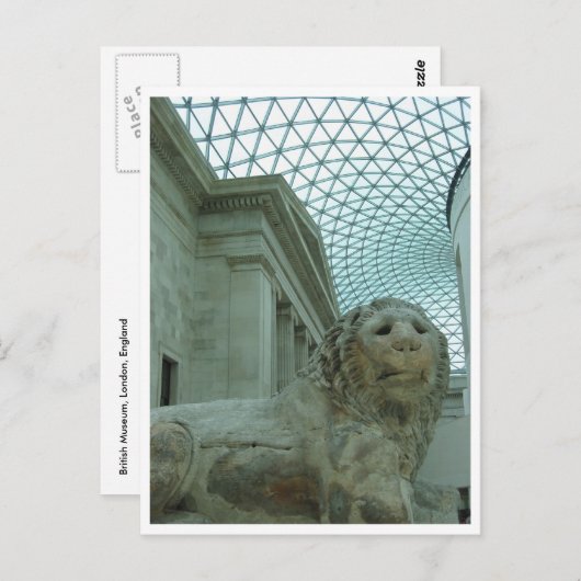 イギリスライオン博物館 ポストカード (正面/裏面)