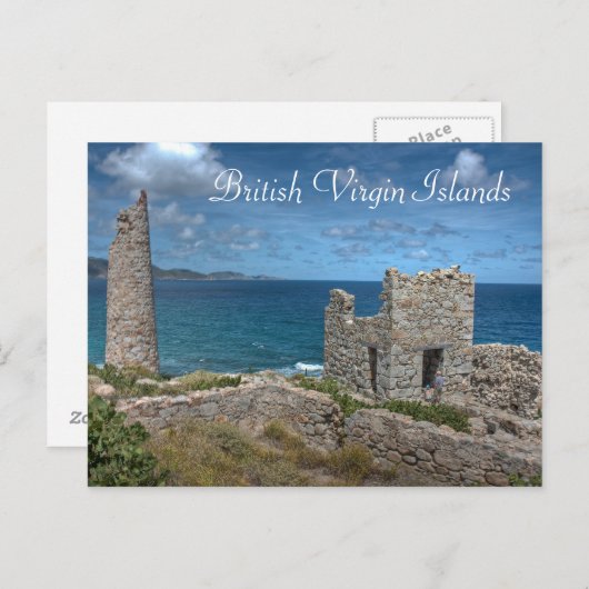 イギリスヴァージンアイランドキャッスルハガキ ポストカード (正面/裏面)
