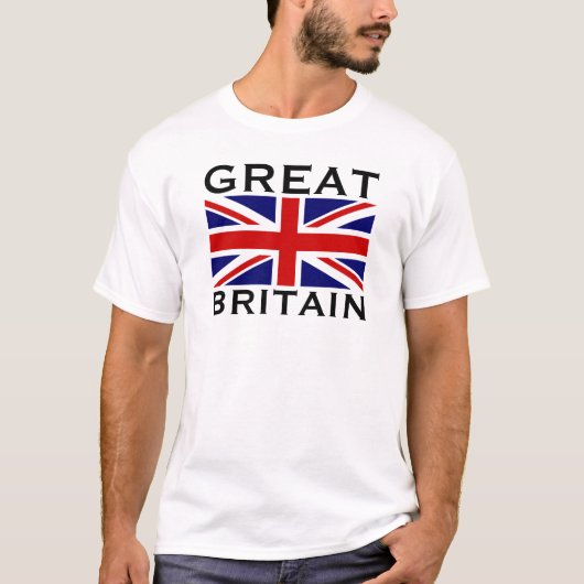 イギリス世界の旗のイギリス英国国旗 Tシャツ (正面)