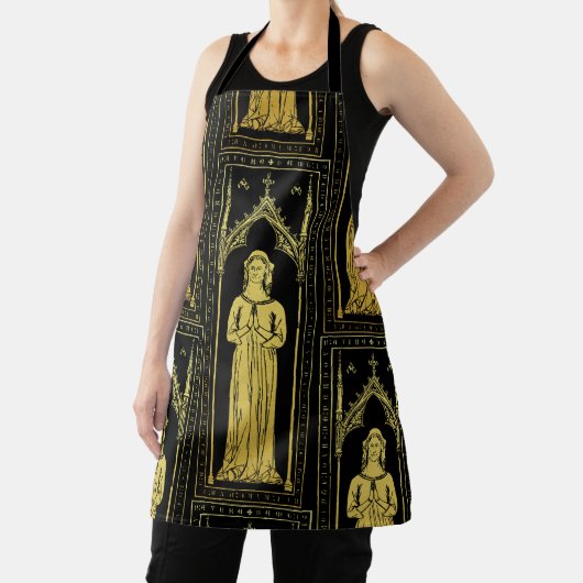 イギリス中世ポートレート1300レディージョアンコバム エプロン (インサイチュ)