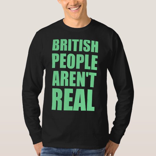 イギリス人なんて実在しない アパレル Tシャツ (正面)