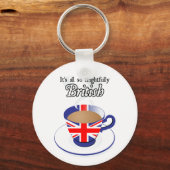 イギリス人は本当に恐ろしいものだ キーホルダー (正面)