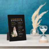 イギリス人セッターの家の規則 フォトプラーク (側面)