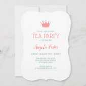 イギリス人形とユニオンフラッグの紅茶パーティー 招待状 (正面)