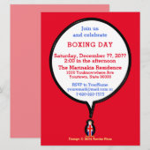 イギリス会話ペンギンカスタマイズ 招待状 (正面/裏面)