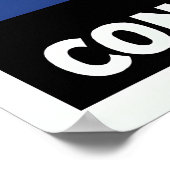 イギリス保守党選挙ポスター盗まれる ポスター (角)