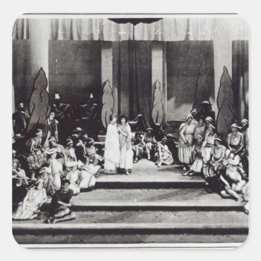 イギリス初のステージ公演「セメレ」 スクエアシール (正面)